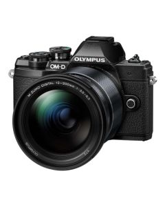 Olympus OM-D E-M10 Mark III Digital Camera with 12-200mm Lens - Black