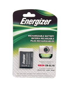 Energizer Nikon EN-EL19 Replacement Li-Ion Recheargeable Camera Battery 