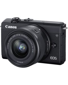 Canon EOS M200 Digital Camera with 15-45mm F3.5-6.3 IS STM Lens: Black