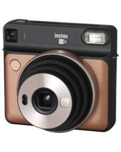 Fujifilm Instax SQ6 Instant Film Camera Brush Gold