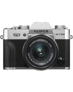 Fujifilm X-T30 + 15-45mm XC Lens Digital Compact System Camera - Silver
