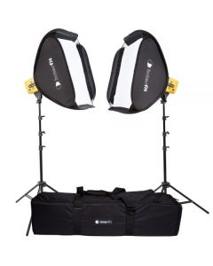 Interfit Honey Badger Twin Head Softbox Kit HB3202K1 