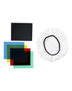 Phottix Kali 600 Studio LED Honeycomb Grid, Diffuser & Gel Set Kit 