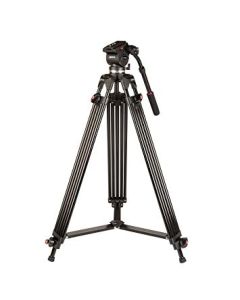 Kenro Twin Tube Video Tripod Kit with Fluid Head: KENVT103