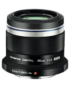 Olympus 45mm f1.8 M.Zuiko Digital Lens - Black 