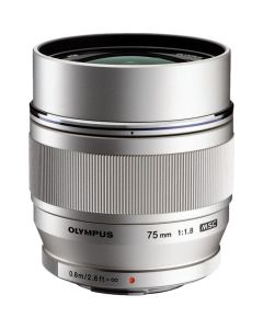 Olympus 75mm f1.8 M.Zuiko Digital ED Lens - Silver