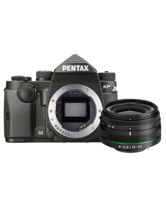 Pentax KP Digital SLR Camera with 18-50mm WR Lens - Black