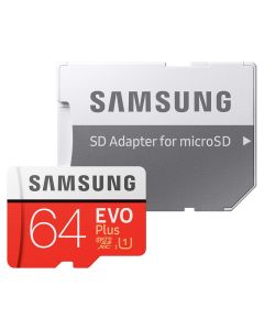 Samsung EVO Plus Micro SDXC 64GB up to 100MB/s Memory Card including SD Adapter