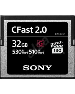 Sony 32GB CFast 2.0 Memory Card (530MB/s Read 510MB/s Write)