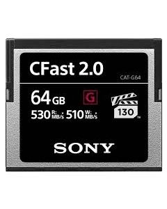 Sony 64GB CFast 2.0 Memory Card (530MB/s Read 510MB/s Write)