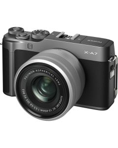 Fujifilm X-A7 Digital Camera with  XC 15-45mm Lens - Dark Silver