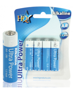 HQ Ultra Power Alkaline AA Battery - 4 Pack 