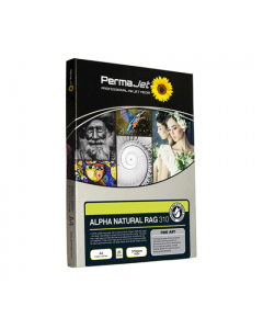 PermaJet Alpha Natural Rag 310 A4 Photo Paper - 25 Sheets (21813)