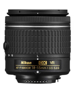 Nikon AF-P DX NIKKOR 18-55mm F3.5-5.6G VR Lens: White Box CC1309