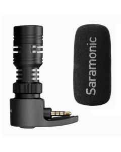 Saramonic SmartMic+ Condenser Lightweight Smartphone Microphone - 3.5mm Jack