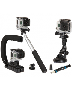 Sunpak 5 Piece Gopro / Action Camera Accessory Kit 