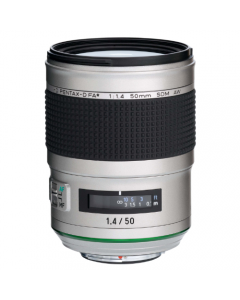 Pentax HD FA 50mm F1.4 SDM AW Lens - Silver