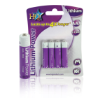 HQ Lithium Power AAA Battery - 4 Pack