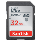 SanDisk SDHC Ultra (Class 10) 80MB/s Memory Card: 32GB