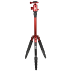 Sirui T-005X Aluminium Tripod with C-10S Ball Head - Red