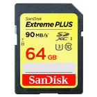 SanDisk Extreme Plus 64GB SDHC UHS-I Memory Card 90MB/S