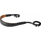 Eddycam Fashion 1 Elk Skin Leather Camera Strap - Black / Natural - 9319
