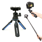 Slik Multi-Pod 3x4 Mini Camera Tripod & Selfie Stick with Smartphone Holder