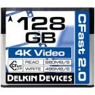 Delkin Devices 128GB CFast 2.0 Memory Card (560MB/s Read 495MB/s Write)