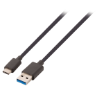 Valueline 1m USB 3.0 A Male to USB Type C